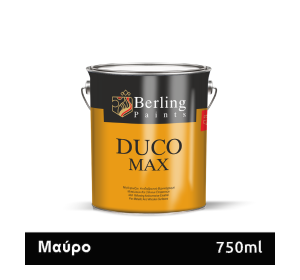 DUCO Μαύρο 750ml Στιλπνό, αντιδιαβρωτικό βερνικόχρωμα