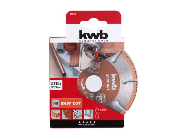 KWB 790140 Δίσκος Κοπής Δομικών Υλικών 115mm