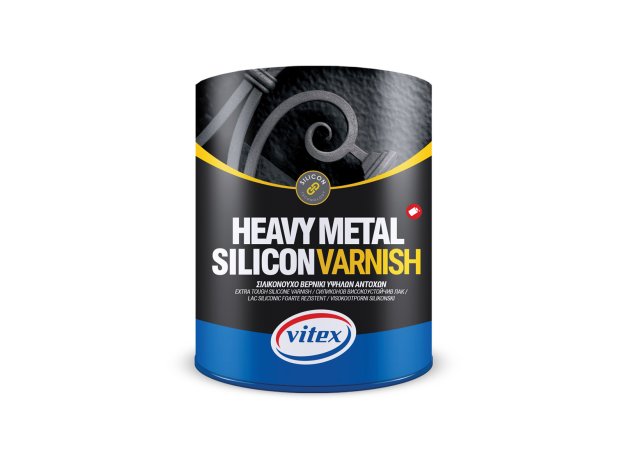 Vitex Αντισκωριακό Βερνικόχρωμα Heavy Metal Silicon 0.75lt Γυαλιστερό