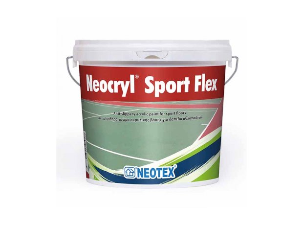 Neocryl Sport Flex 12kg Αντιολισθηρό Χρώμα Γηπέδων