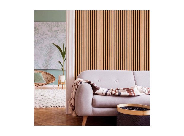 WPC PANEL 2ης Γενιάς Με 3D Πηχάκια 25/147.5mm LIGHT OAK