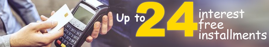 Interest free installments