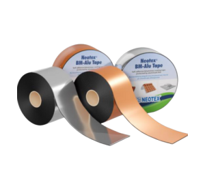 ΝΕΟΤΕΧ BM-ALU TAPE 5cmx10m κεραμιδί Αυτοκόλλητη ασφαλτική στεγανωτική ταινία αλουμινίου