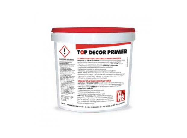 TOP DECOR PRIMER 5kg-Αστάρι οργανικών επιχρισμάτων