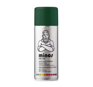 Minos Spray Σπρέι Βαφής Ακρυλικό πράσινο ελάτης 6009 400ml