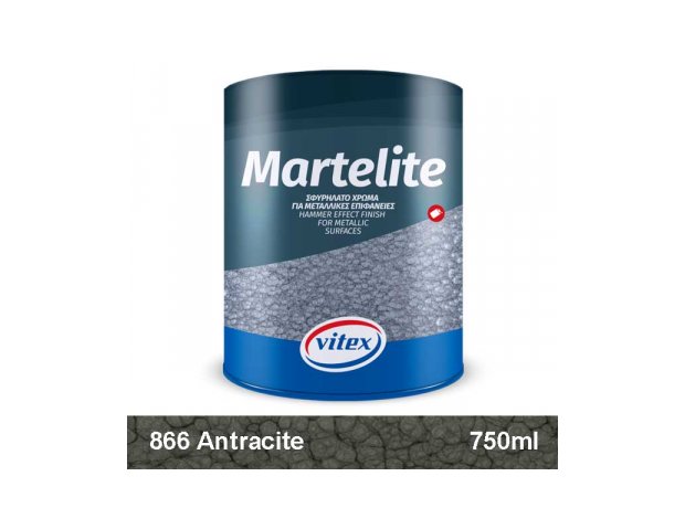 MARTELITE 866 ANTHRACITE 750ΜL-Σφυρήλατο χρώμα