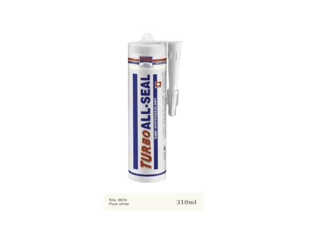 TURBO-All Seal Σφραγιστικό Pure White 310ml RAL 9010