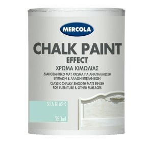 Mercola Chalk Paint Effect Χρώμα Κιμωλίας Sea Glass Μπλε 750ml