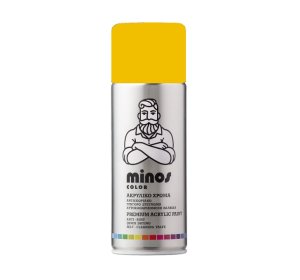 Minos Spray Σπρέι Βαφής Ακρυλικό Traffic Yellow 1023 400ml