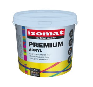PREMIUM ACRYL10L Λευκό Ακρυλικό χρώμα για εξωτερική χρήση