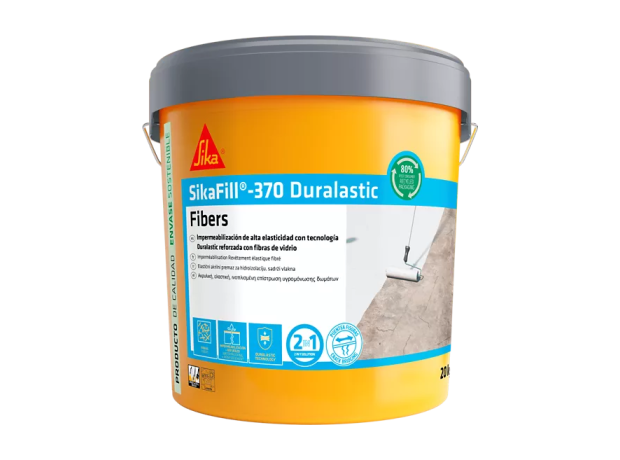 Sikafill-370 Fibers Επαλειφόμενο Στεγανωτικό 1kg Άσπρο