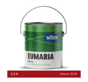 ULTRA Υφαλόχρωμα για μόνιμο ελλιμενισμό. Oxide red 2,5L
