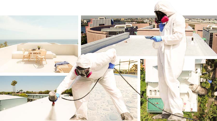Waterproofing with polyurea
