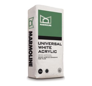 UNIVERSAL WHITE 25kgr Λευκή Κόλλα πλακιδίων