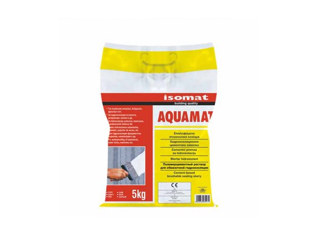 AQUAMAT cement-based, brushable waterproofing slurry