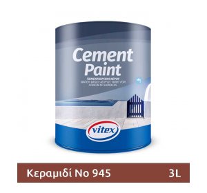 Ακρυλικό τσιμεντόχρωμα νερού 3L. Κεραμιδί 945