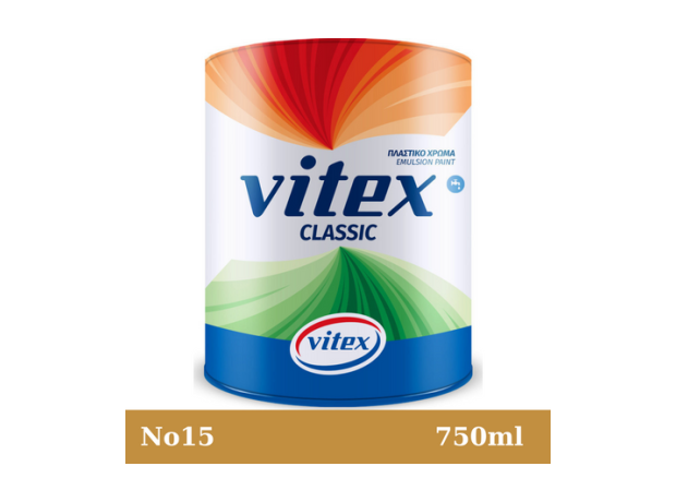 Vitex Classic Πλαστικό Χρώμα No15 Ώχρα 750ml