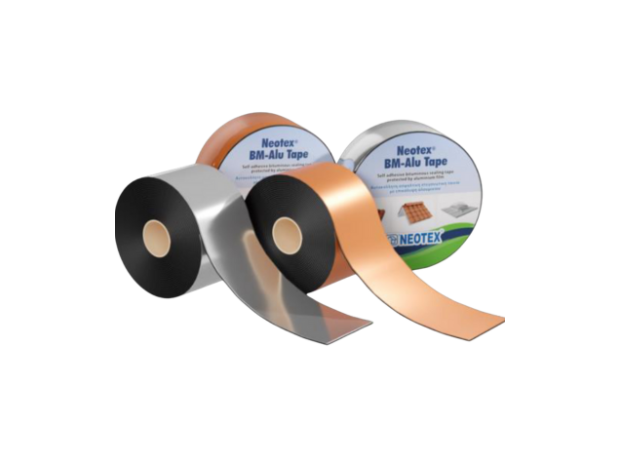 ΝΕΟΤΕΧ BM-ALU TAPE 5cmx10m κεραμιδί Αυτοκόλλητη ασφαλτική στεγανωτική ταινία αλουμινίου
