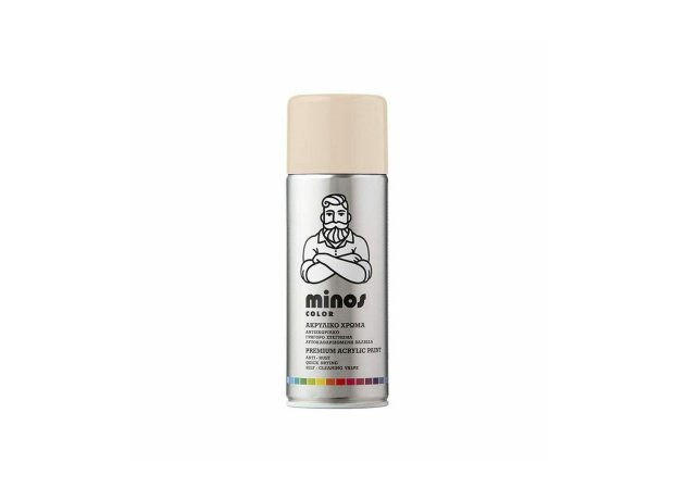 Minos Spray Σπρέι Βαφής Ακρυλικό Ανοιχτό Μπεζ 1015 400ml