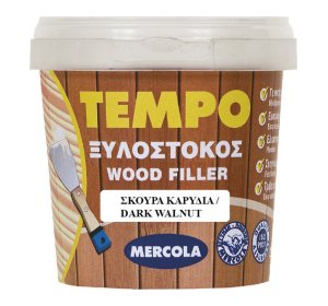 Mercola Tempo Ξυλόστοκος Ακρυλικός / Νερού Καρυδιά Σκούρα 200gr