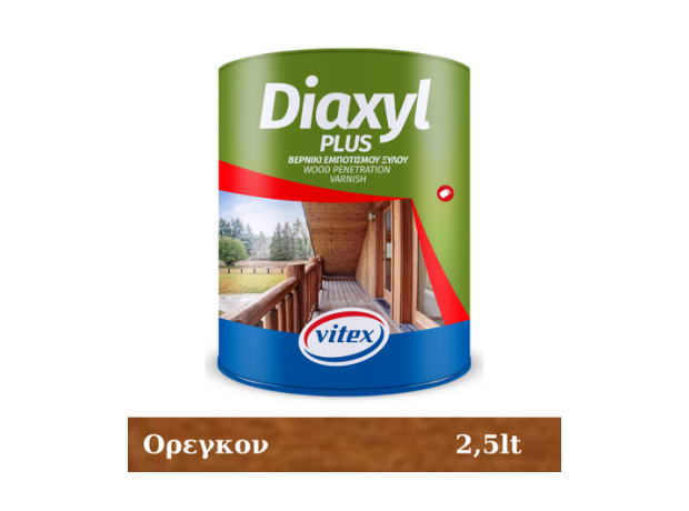 Diaxyl Plus Βερνίκι Διαλυτού Εμποτισμού Πολυουρεθάνης Ορεγκον 2.5lt