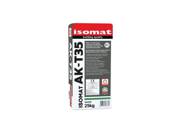 AK-T35 Λευκή 25kg Κόλλα θερμομονωτικών πλακών