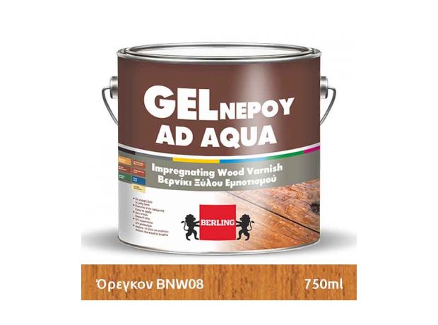 GEL NEPOY ΟΡΕΓΚΟΝ 0.75Lt -Βερνίκι ξύλου εμποτισμού