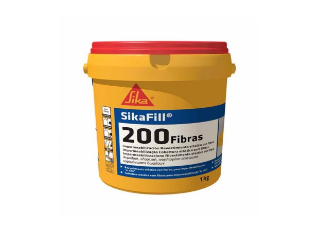 Sikafill-200 fibras 1kg λευκό Ελαστικό στεγανοποιητικό