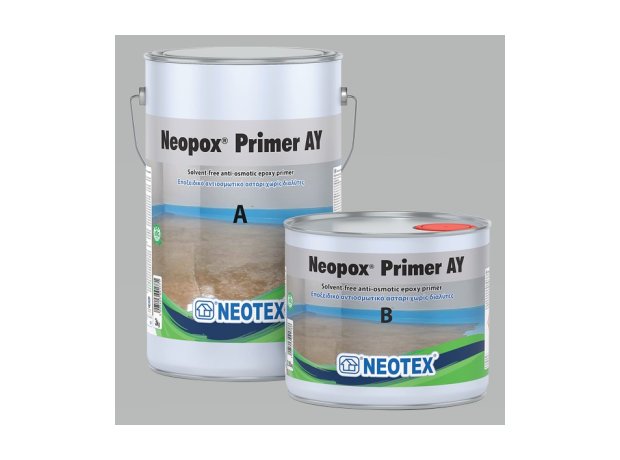 Neotex Neopox Primer ΑΥ Διάφανο 1Kg (A+B) Εποξειδικό Αντιοσμωτικό Αστάρι Δύο Συστατικών Χωρίς Διαλύτες