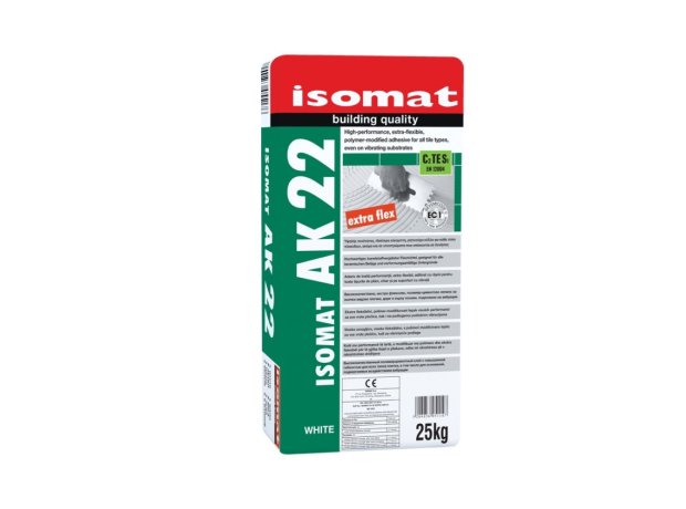 ISOMAT AK 22 polymermodified, cement-based tile adhesive