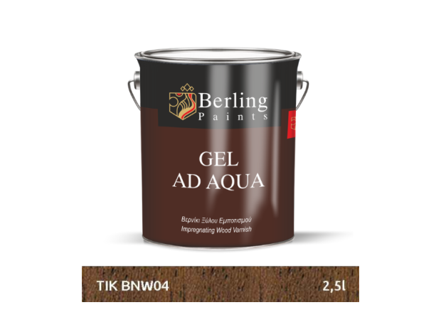 GEL Νερού 2,5L Τικ Βερνίκι εμποτισμού Σατινέ