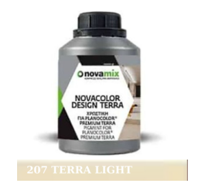 NOVACOLOR DESIGN Βασική χρωστική σε υγρή μορφή (207-TERRA LIGHT) 250ML