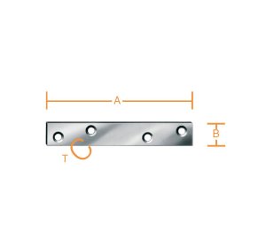 Λαμάκι σύνδεσης γαλβανιζέ 100 x 15mm