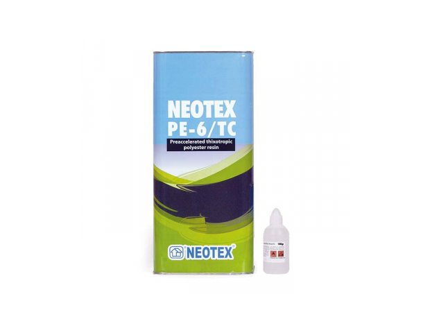 NEOTEX PE-6/TC 6kg Θιξοτοπικός πολυεστέρας με επιταχυντή