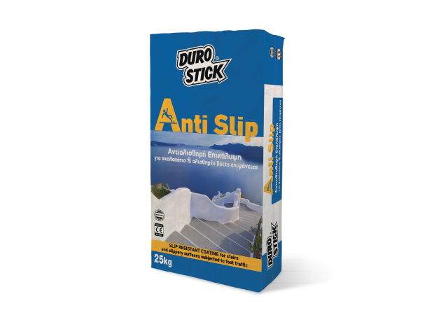 Durostick Anti-Slip Αντιολισθηρή Επικάλυψη για Σκαλοπάτια & Ολισθηρές Βατές Επιφάνειες Γκρι 5kg