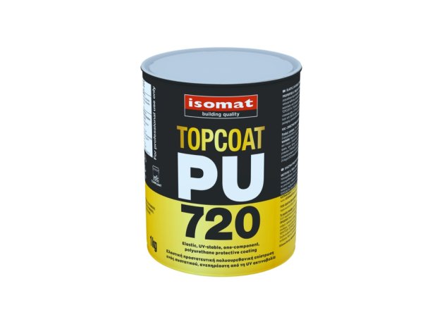 TOPCOAT-PU 720 Πολυουρεθανική Βαφή Λευκή Isomat 1kg