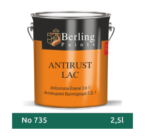 ANTIRUST LAC 2,5L No735 Gloss Αντισκωριακό χρώμα