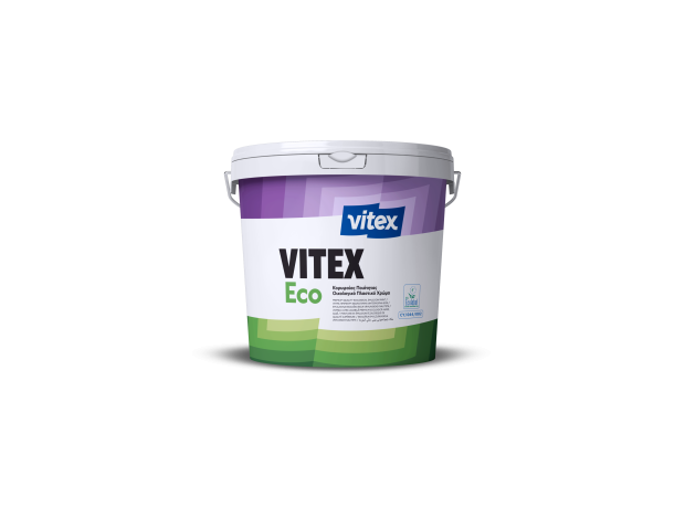 Vitex ECO. Οικολογικό αντιμικροβιακό πλαστικό χρώμα εσωτερικής χρήσης.  Λευκό