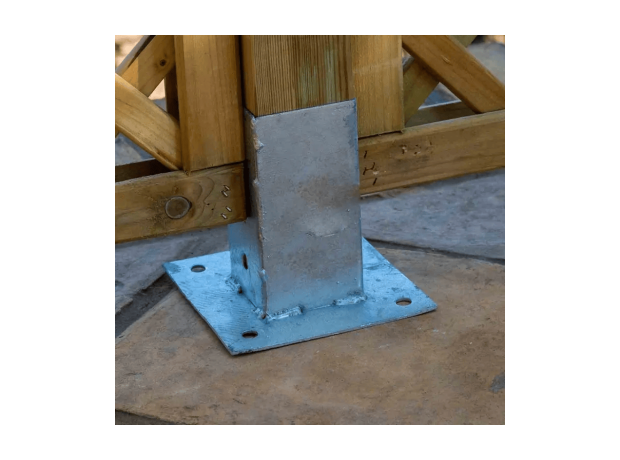 Βάση ξύλου βιδωτή 91 x 91 x150mm