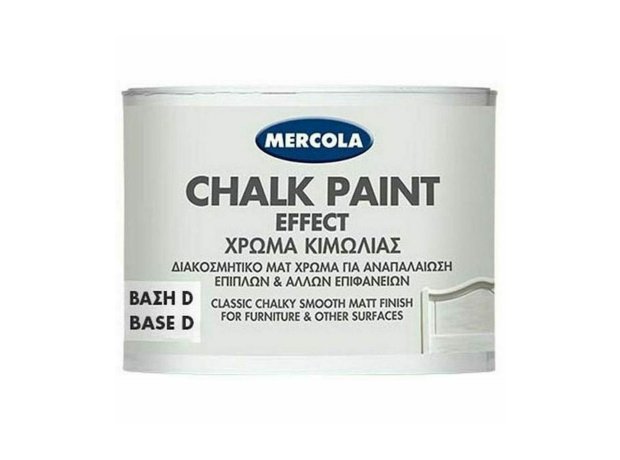 Mercola Chalk Paint Effect Χρώμα Κιμωλίας Βάση D Διάφανο 750ml