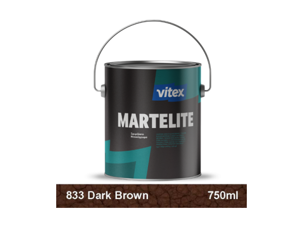 MARTELITE 833 DARK BROWN 750ml Σφυρήλατο χρώμα