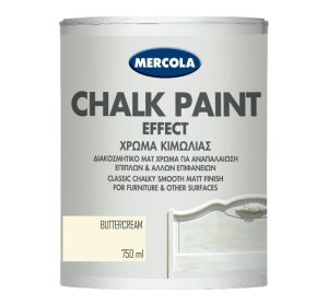 Mercola Chalk Paint Effect Χρώμα Κιμωλίας Buttercream Μπεζ 750ml
