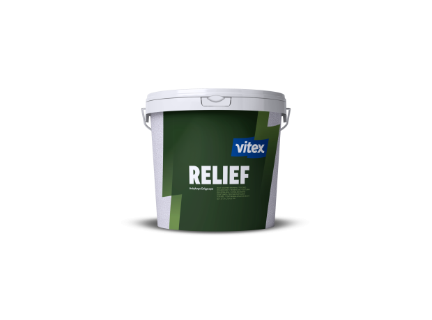 Vitex Relief Πλαστικό Λευκό Χρώμα για Εξωτερική Χρήση 15kg
