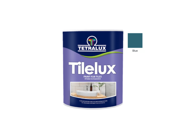 TILELUX Σατινέ μπλε χρώμα νερού για πλακάκια 750ml