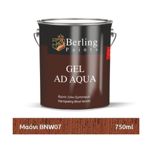 GEL Νερού 750ml Μαόνι Βερνίκι εμποτισμού Σατινέ