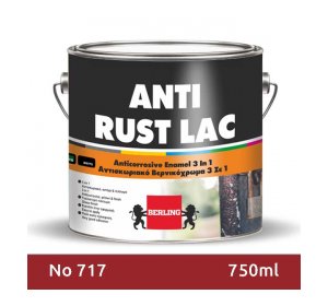 ANTIRUST LAC 717 0.75Lt-αντισκωριακό χρώμα