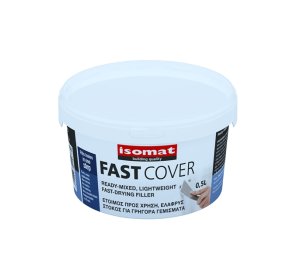 Isomat Fast Cover Αφρόστοκος Έτοιμος / Ακρυλικός Λευκός 0.5lt