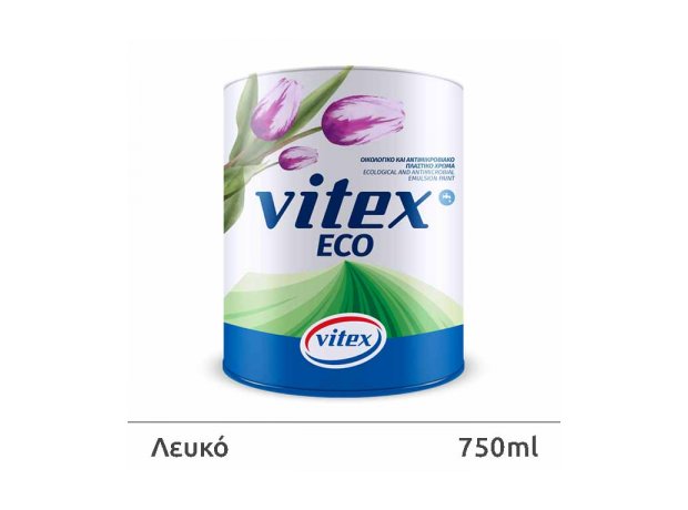 VITEX ECO Λευκό 750ml-Οικολογικό Αντιμικροβιακό Πλαστικό Χρώμα