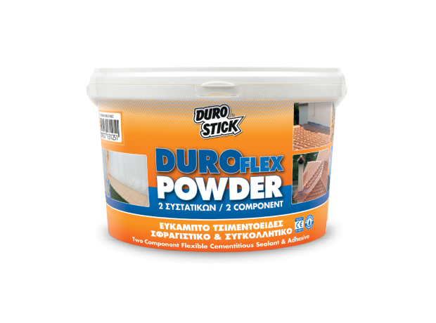 Durostick Duroflex Powder Τσιμεντοειδές Ελαστομερές Σφραγιστικό Συγκολλητικό Κεραμιδί 2,5kg