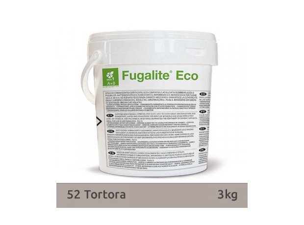 Fugalite Eco 0-10 3kg 52 Tortora. Αρμόστοκος υγρή πορσελάνη